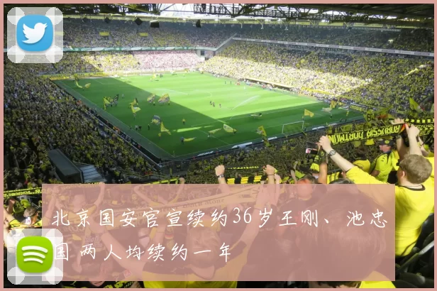 北京国安官宣续约36岁王刚、池忠国 两人均续约一年